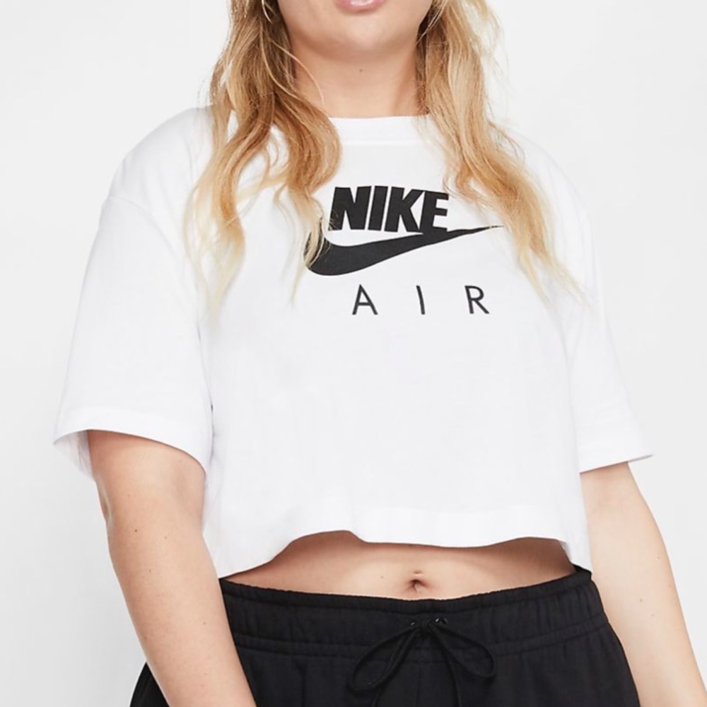 Nike Air Cropped Tee - 1X, White